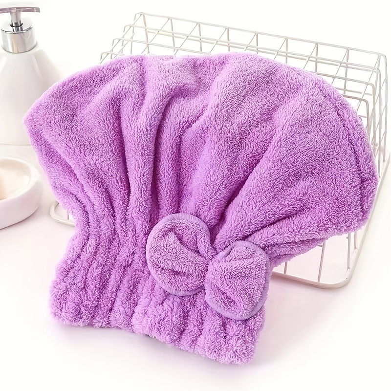 Microfiber Hair Drying Cap, Extra Soft & Ultra Absorbent