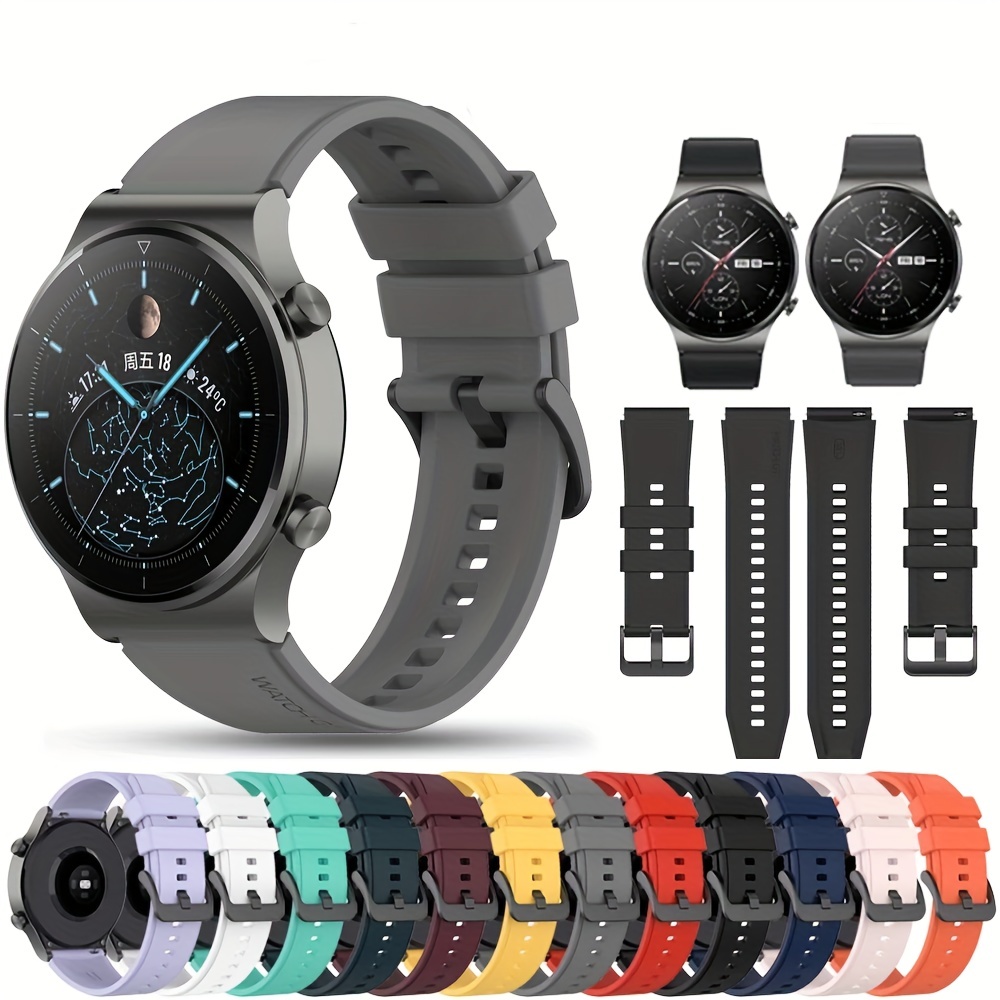Sports Rubber Strap Huawei Watch Gt4 Pro Silicone - Temu
