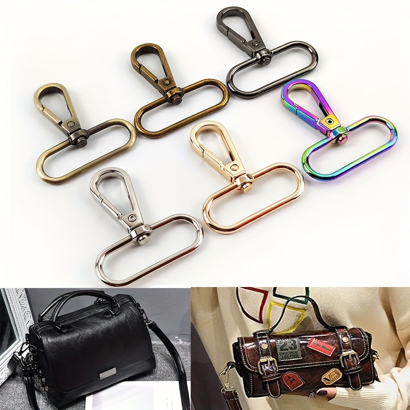 10 Pcs 1.5 Inch/38 mm Snap Clasp Keyring Handbag Hardware Accessories Bag Strap Swivel Hook,Temu