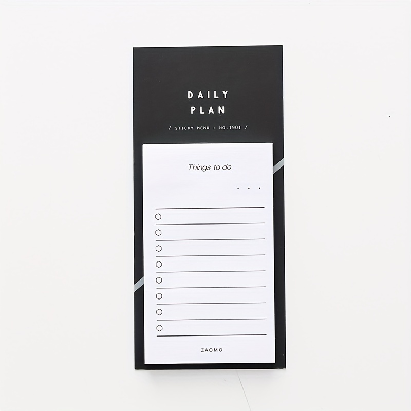 50-Sheet Tearable Sticky Week Monthly Planner Pad