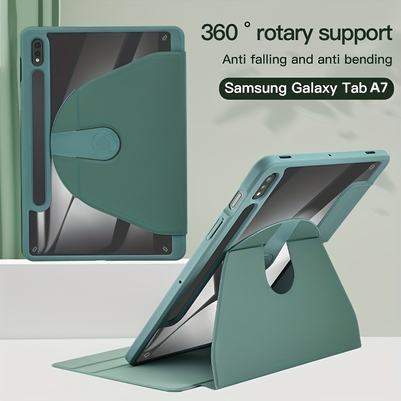 Couverture de boîtier de tablette Compatible avec l'étui Samsung Galaxy Tab  A9 Plus 11 pouces à trois volets for tablette intelligente, coque arrière