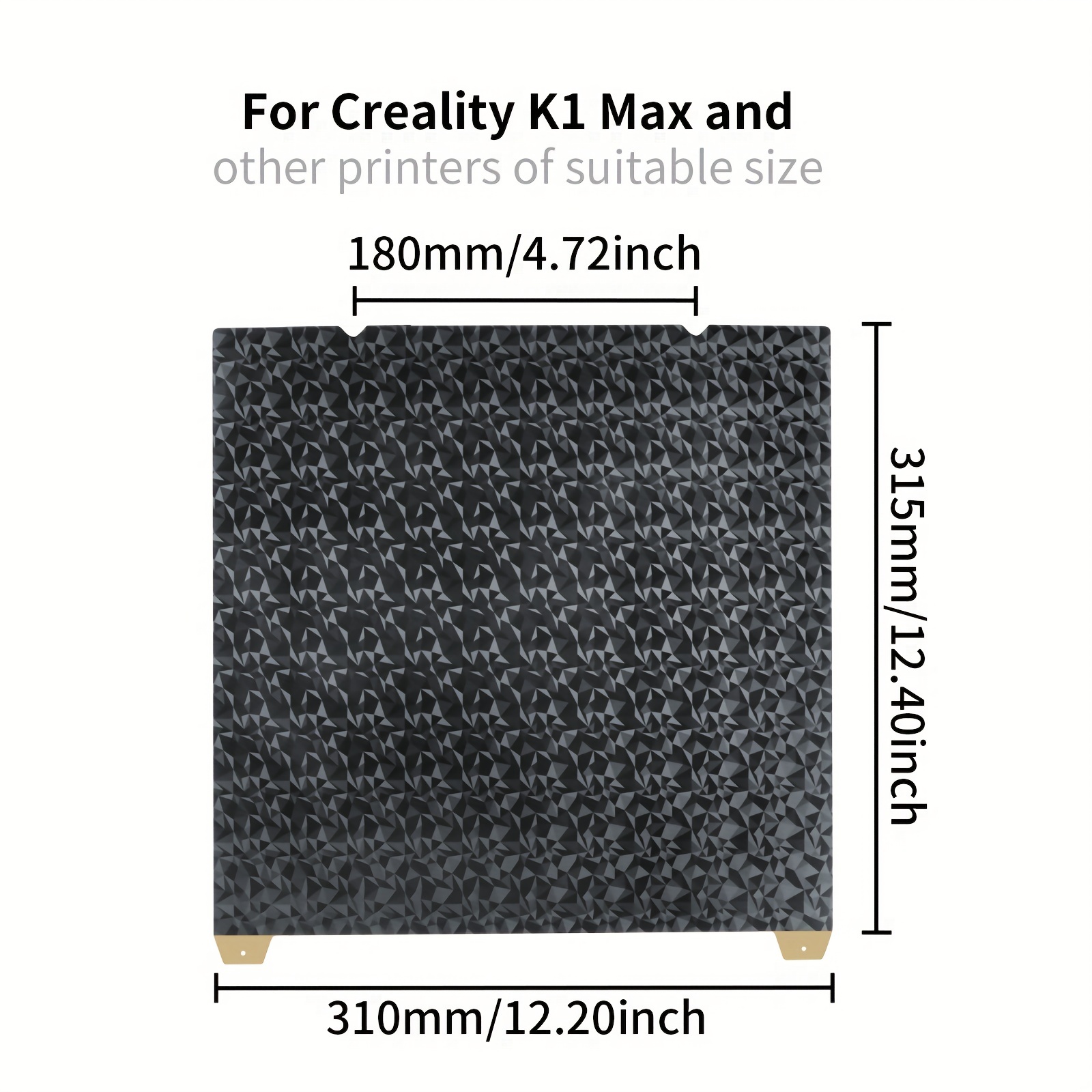 Creality K1 Max Build Plate Printing Platform Board Peo pei - Temu