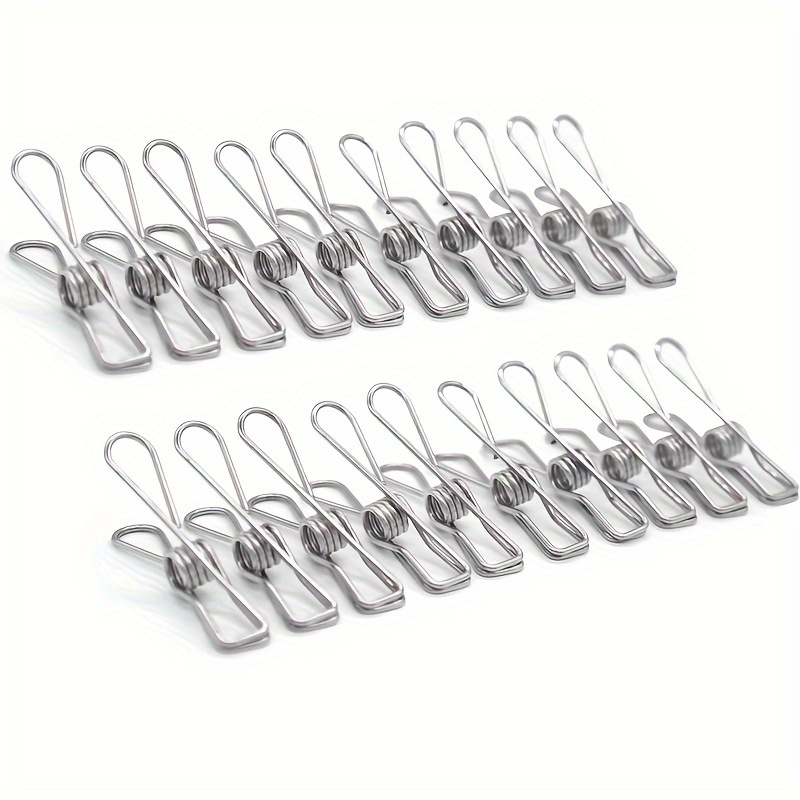 Heavy Duty Sock Clip Strong 60pcs 8mm Clothesline Clips Portable Laundry