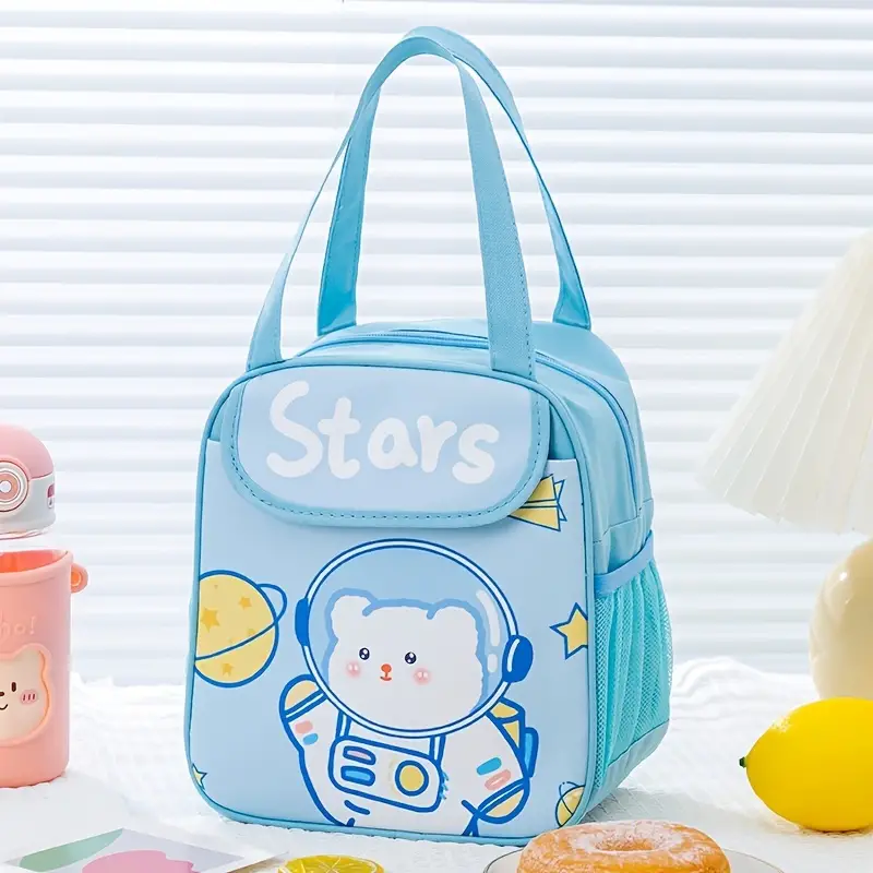 IWNTWY Lunch Bag Insulated Lunch Box for Kids - Small Cartoon Tote Bag Mini  Cooler Thermal Meal Lunch Bags for School Outdoor Travel, Reusable Lunch