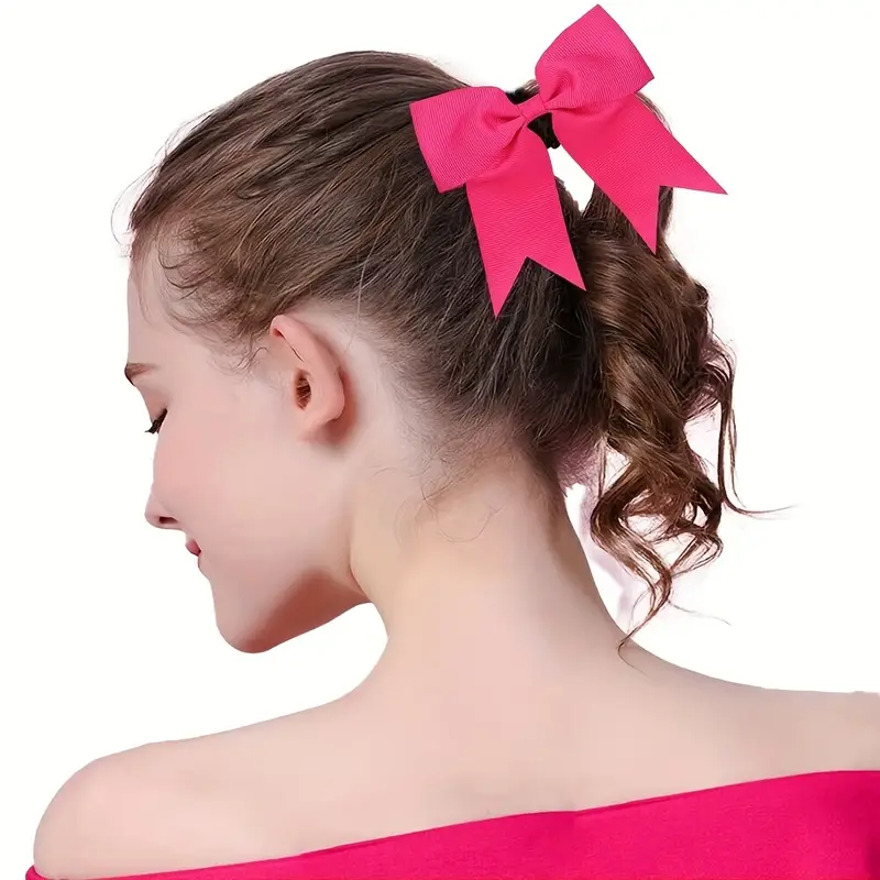 Grand nœud papillon pour filles corde de cheveux de couleur - Temu Canada