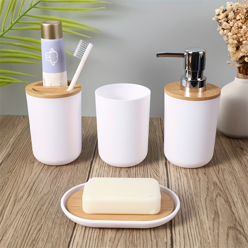 Ceramic Bathroom Accessory Set Luxury Bathroom Accessories - Temu