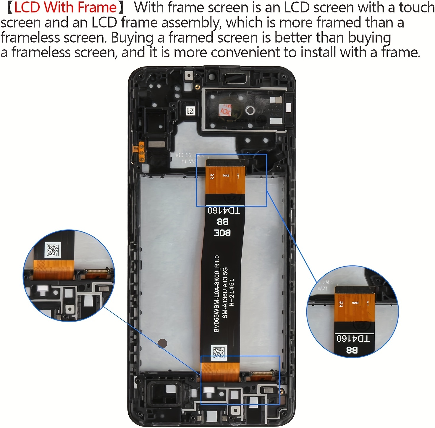 Pour Galaxy A13 4G A135F A13 Lite A137 A137F Écran - Temu Belgium