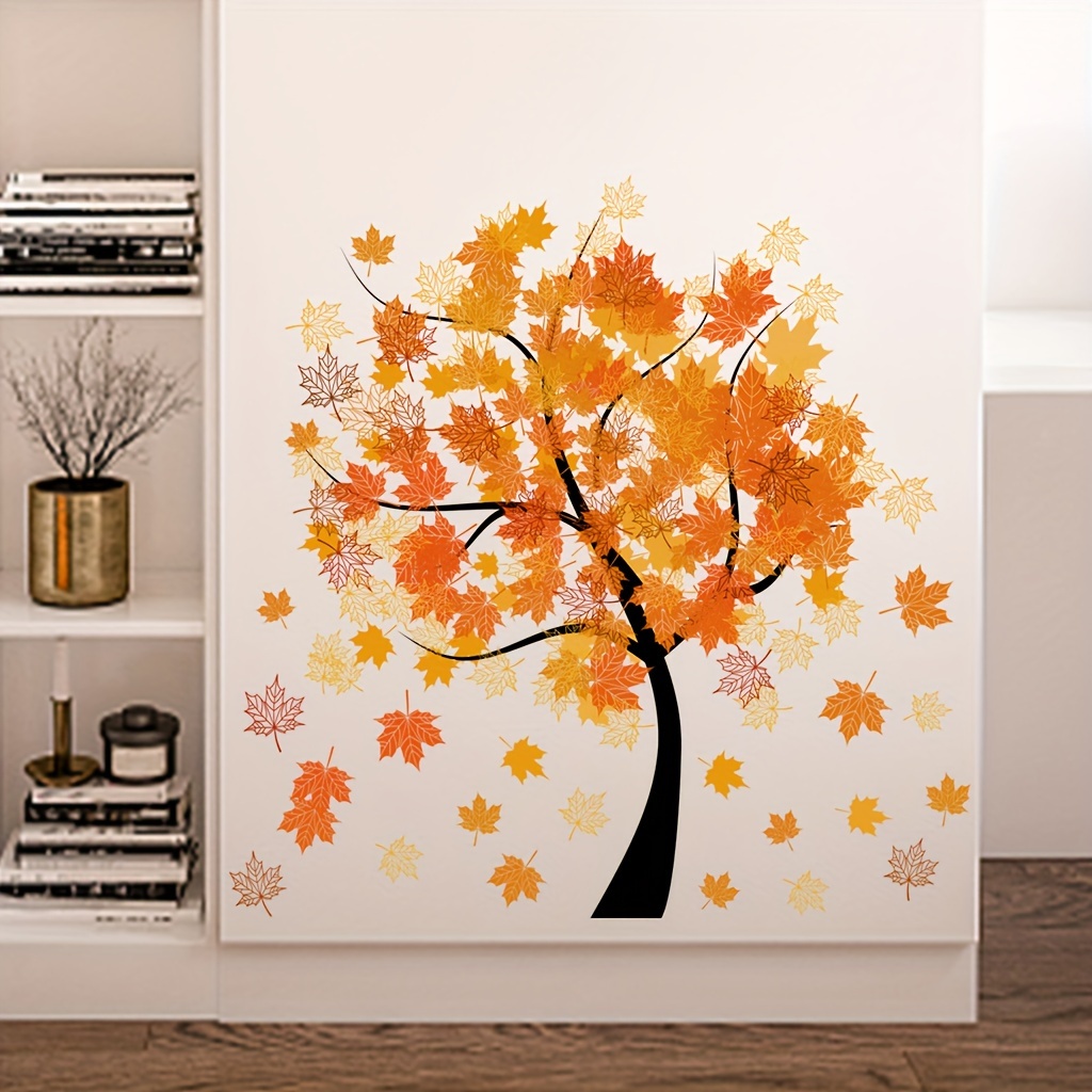 Autumn tree sticker tree wall decal