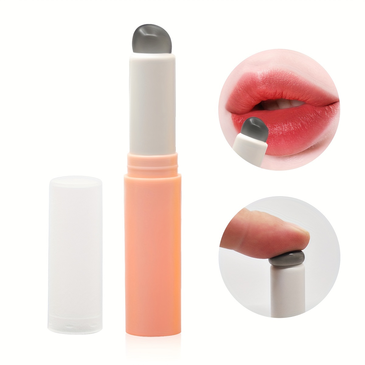 minkissy 18 Pcs Silicone Lip Brush Makeup Lipstick Silicone Makeup