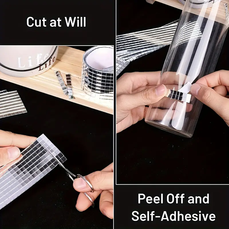 Diy Grid Lens Sticker Self adhesive Tiles Peel And Stick - Temu Austria