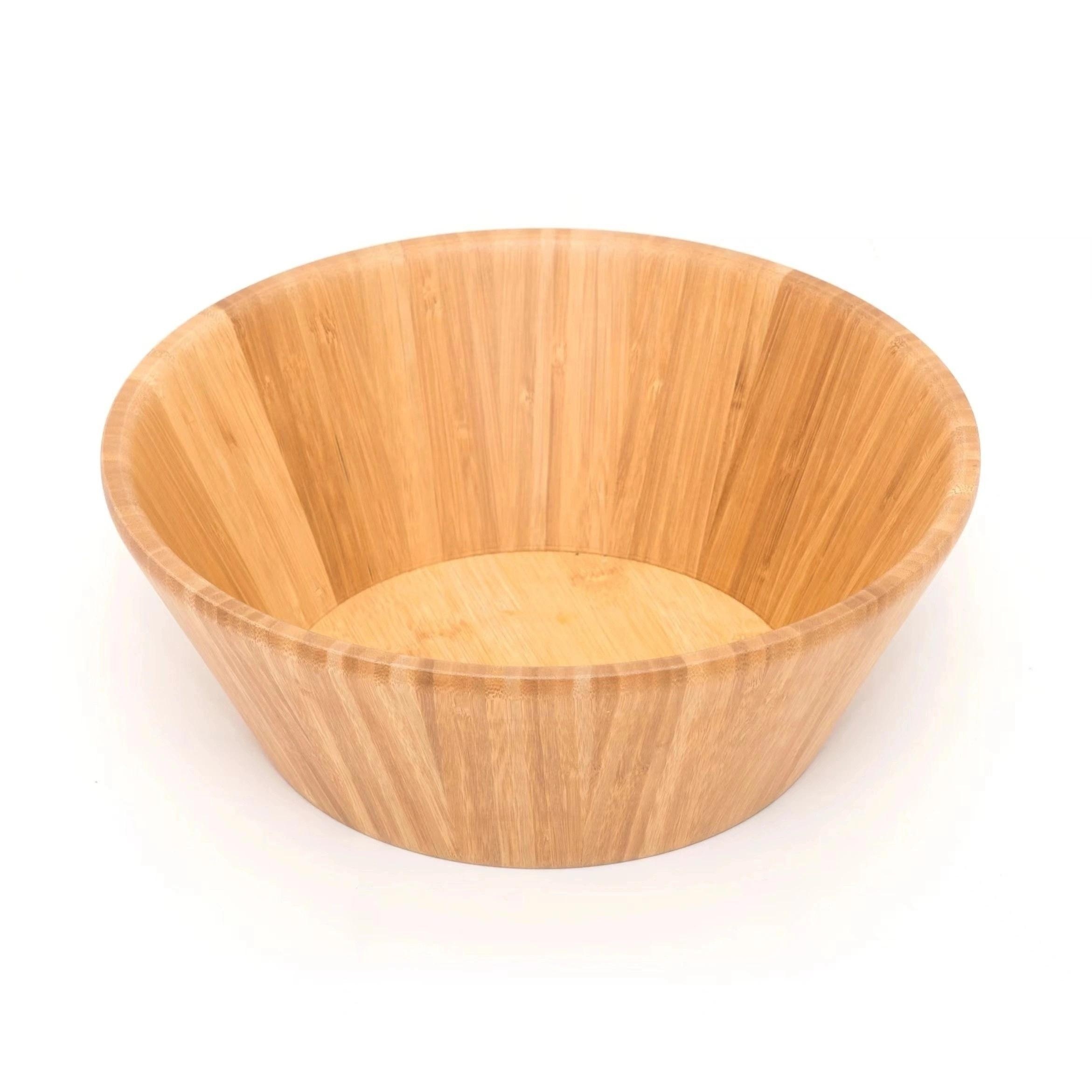 Salad Mixing Bowls With Lids Large Mixing Bowls Set Bamboo - Temu