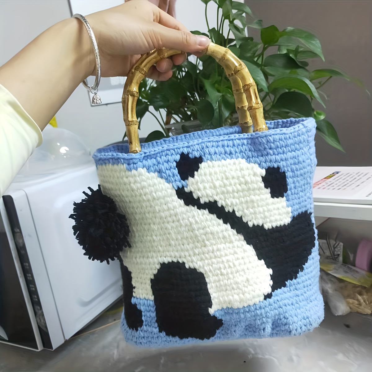 Handbag Bamboo Simulated Handle, U Shaped Handle