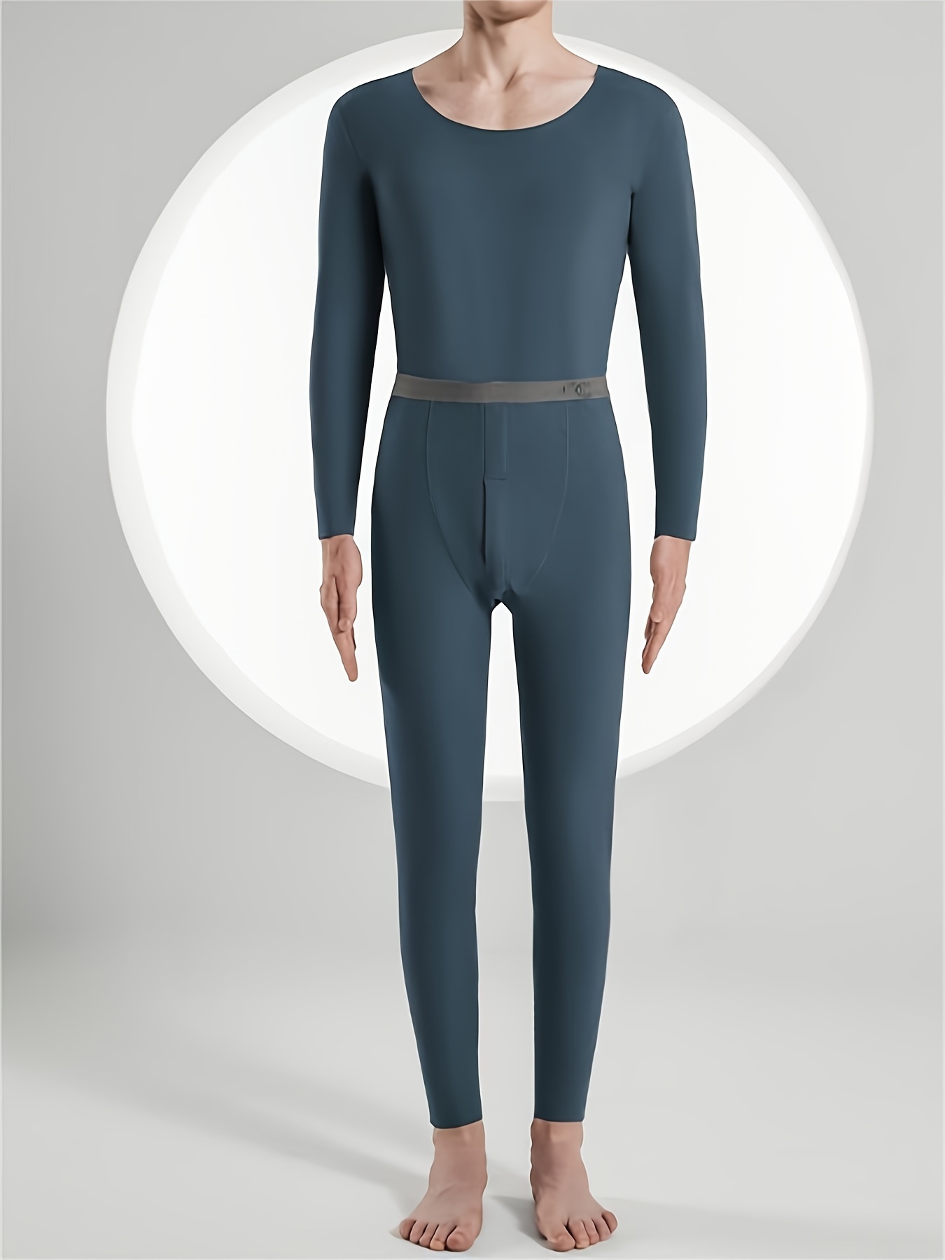 Men's Thermal Suit: Stay Warm Fit In Style With Fleece - Temu Germany