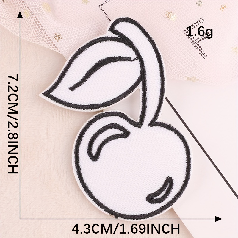 2pcs/set Diy Embroidered Iron-on Patch Stickers For Clothes, Pants
