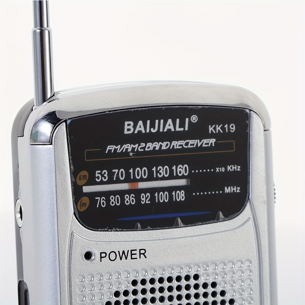 Am Fm Pocket Radio, Transistor Radio With Loudspeaker, Headphone , Portable  Radio For Indoor, Outdo