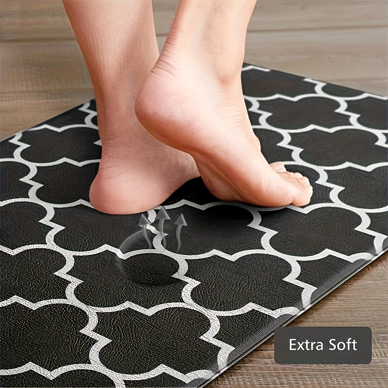 Kitchen Mat [2 PCS] Cushioned Anti-Fatigue Floor Mat, Waterproof Non-Skid  Ergonomic Comfort Foam Rugs, Standing Mat for Kitchen, Floor,Office, Sink