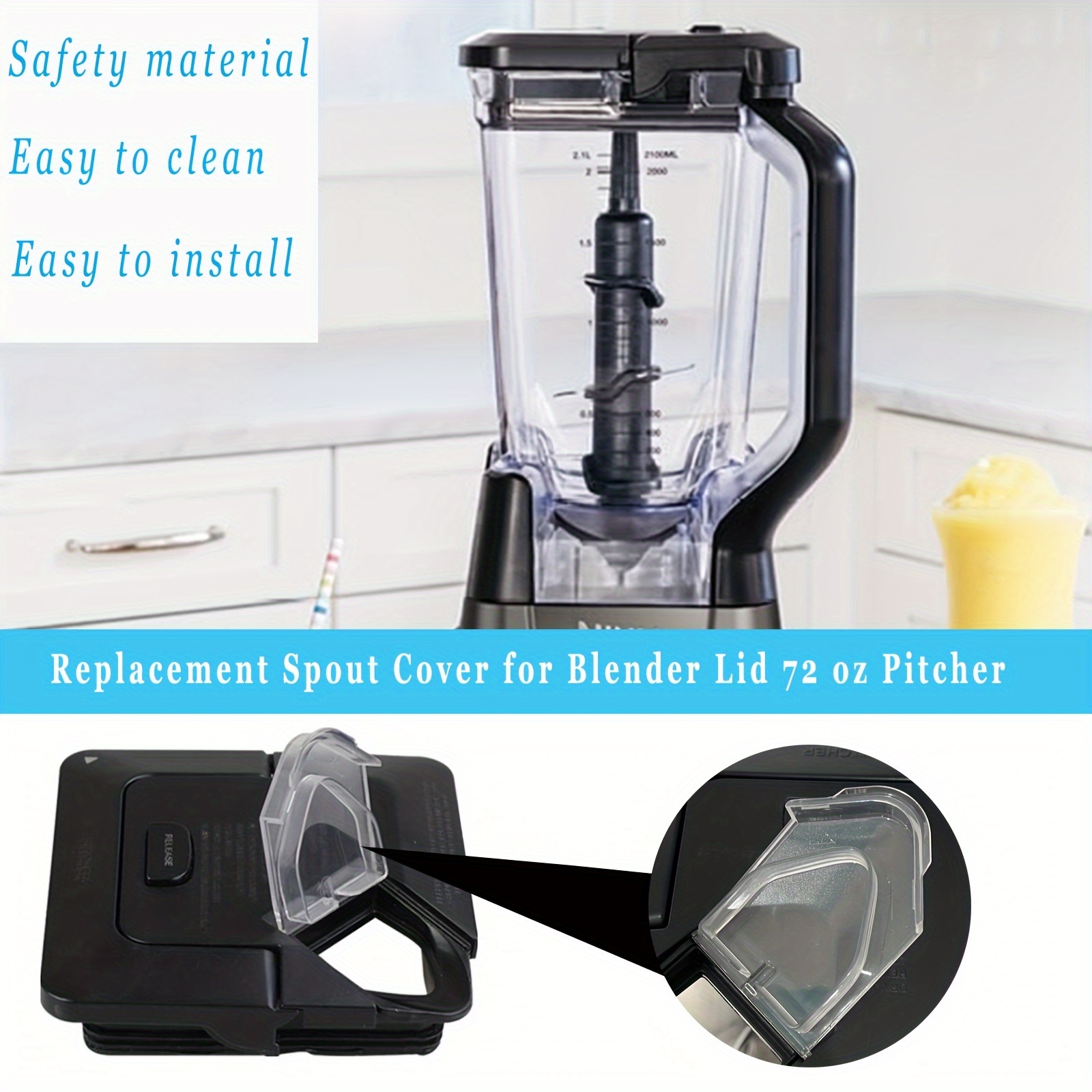 Clear Kitchen Blender Dust Cover,Blender Covers Compatible with Ninja Foodi  Blender,Blender Covers For kitchen Appliance Covers,Blender Cover with