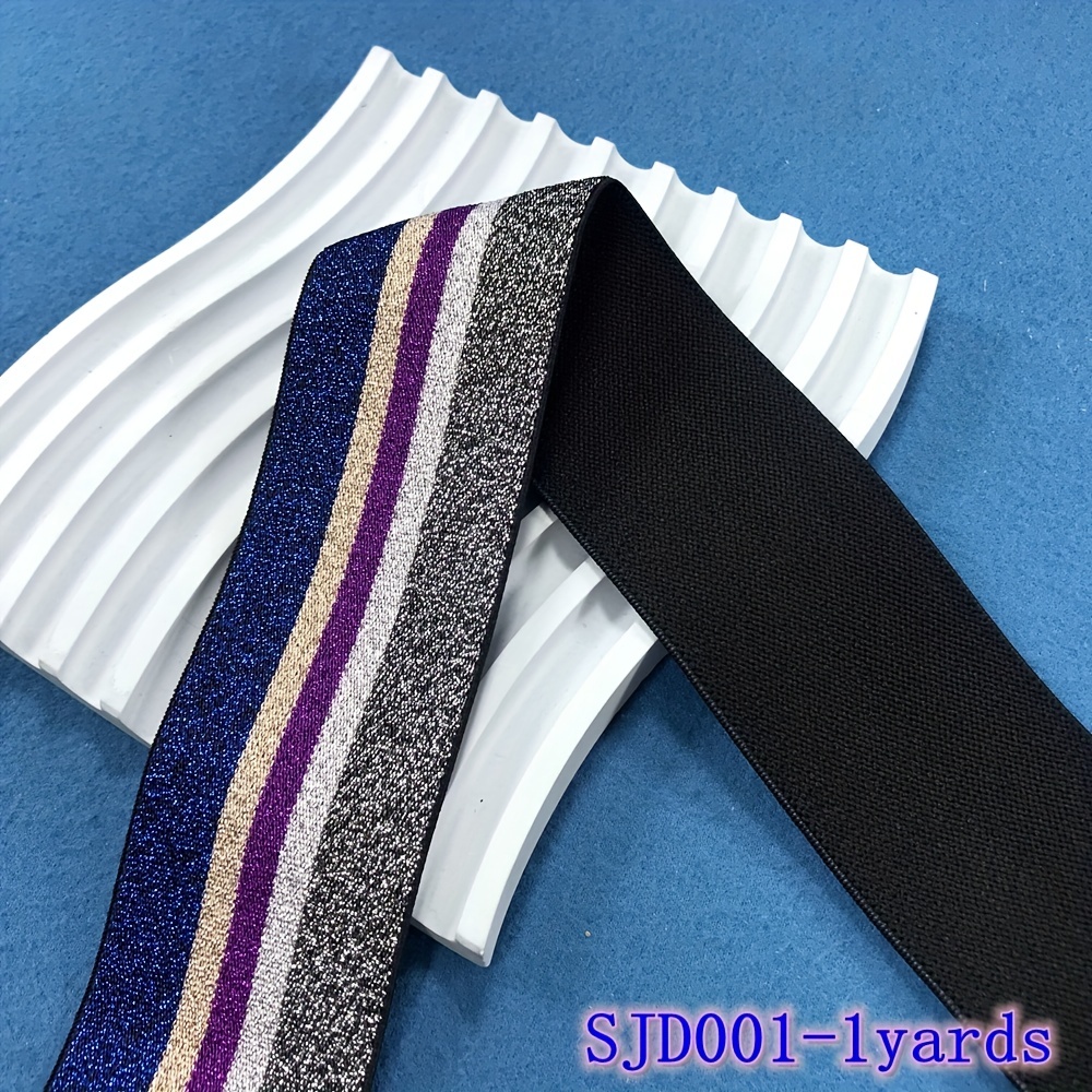 1 Yards 3.8cm Wide Colorful Elastic Band For Sewing Fabric Diy Handmade  Garment Accessories - Arts, Crafts & Sewing - Temu
