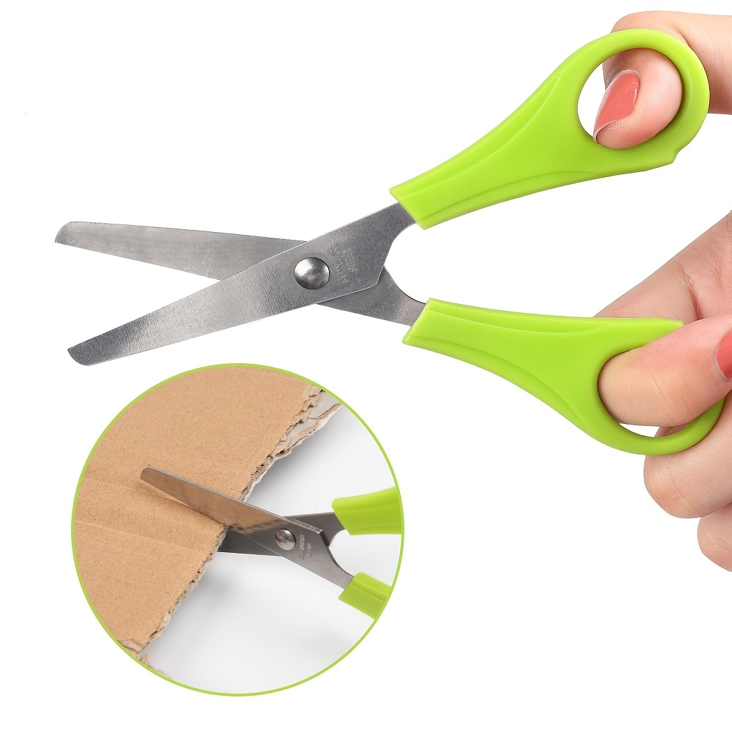 Safety Scissors Practice Scissors Students Training Scissors - Temu