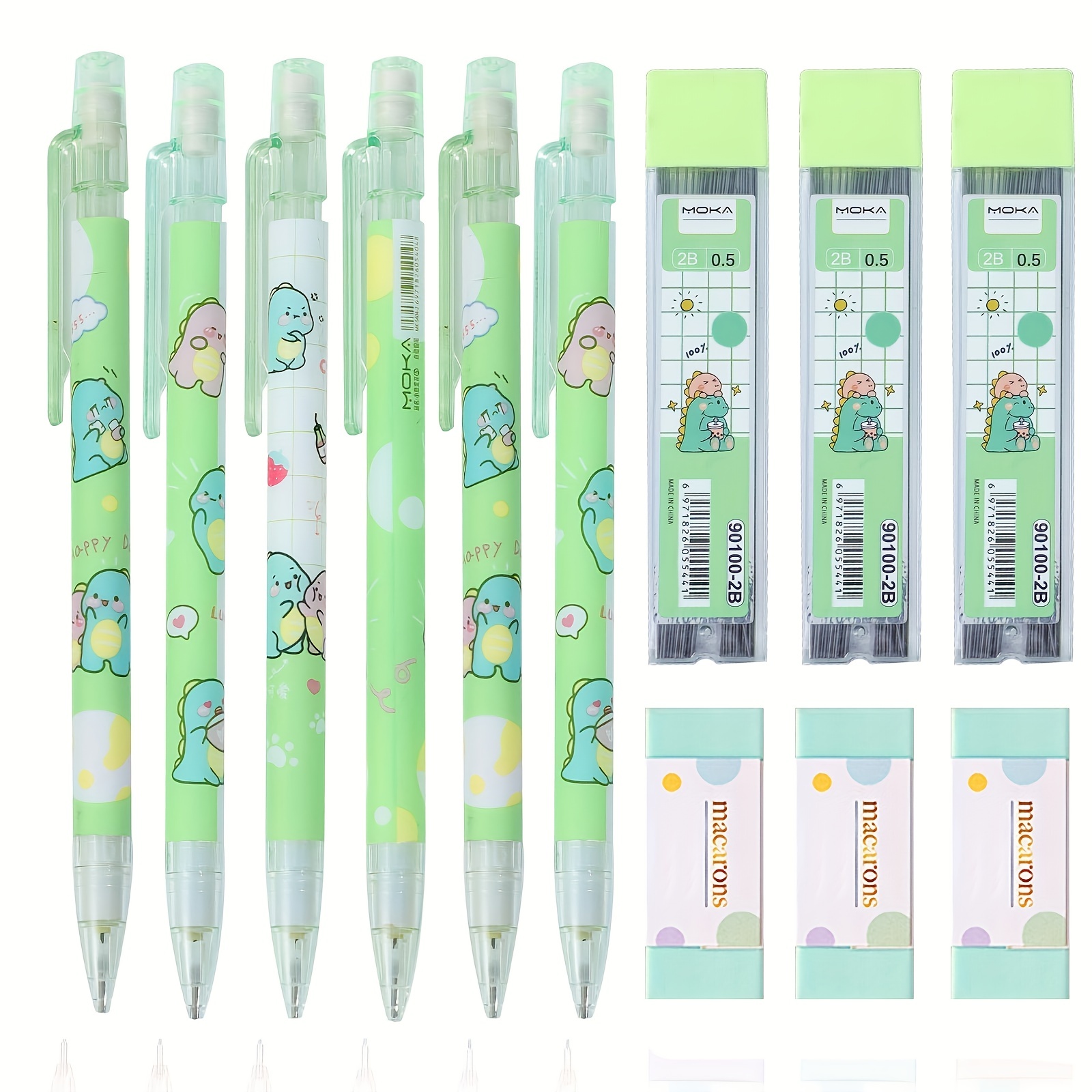 BEMLP Mechanical Pencils 0.5mm Cute Kawaii Sushi Food Press