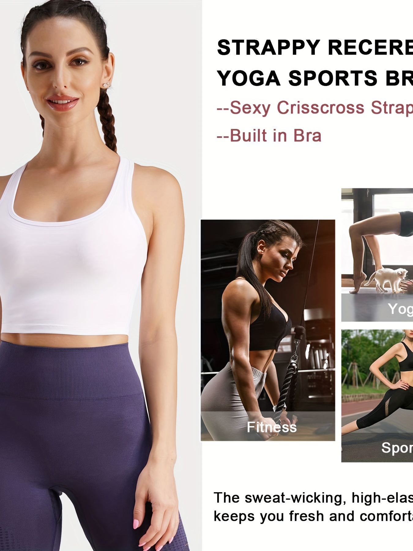 Longline and Yoga Sports Bra