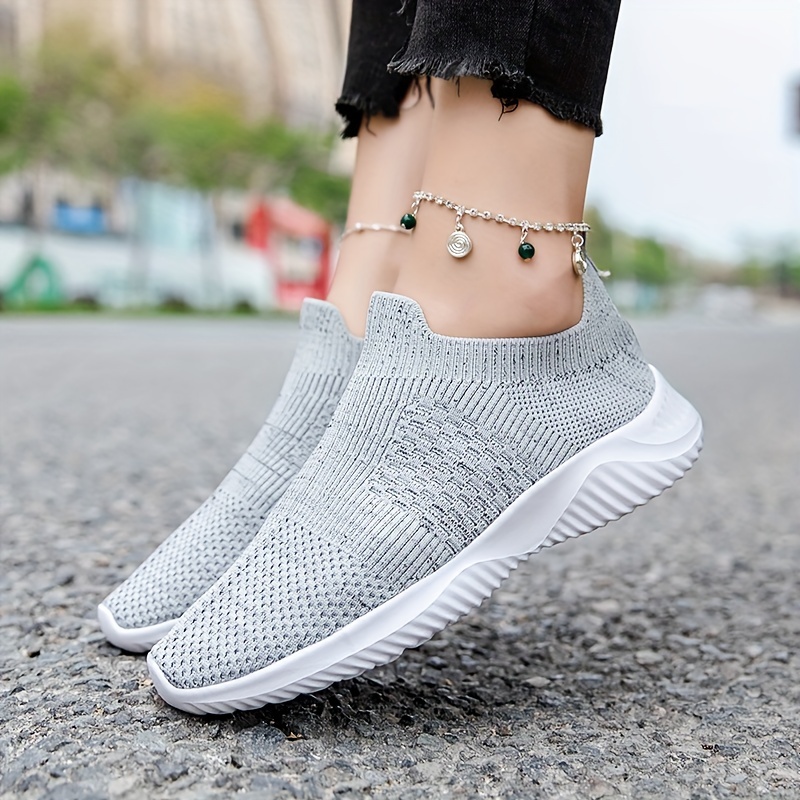 Women's Comfy Sock Sneakers Breathable Lightweight Low Top - Temu