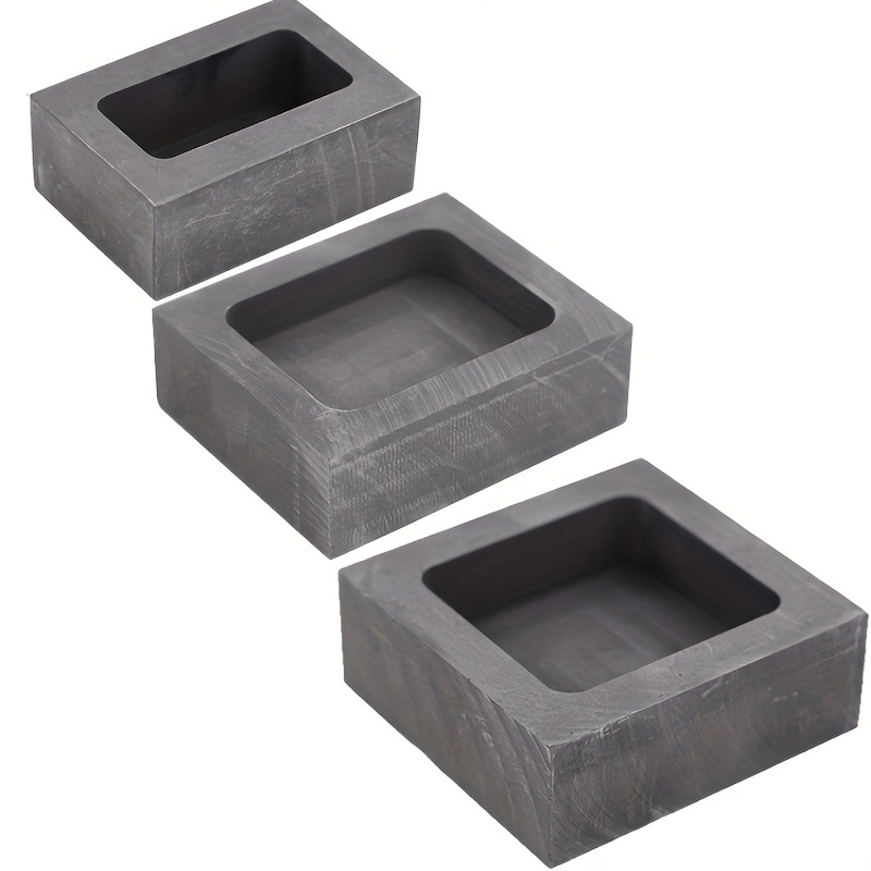 Graphite Tank Round Ingot Molds for Casting Metal Lead Melting Working  Tools Jewlery Smelting 