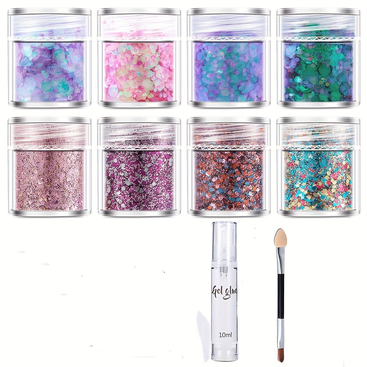 Eyenice Face Jewels And Body Glitter - Face Gems, Mermaid Face