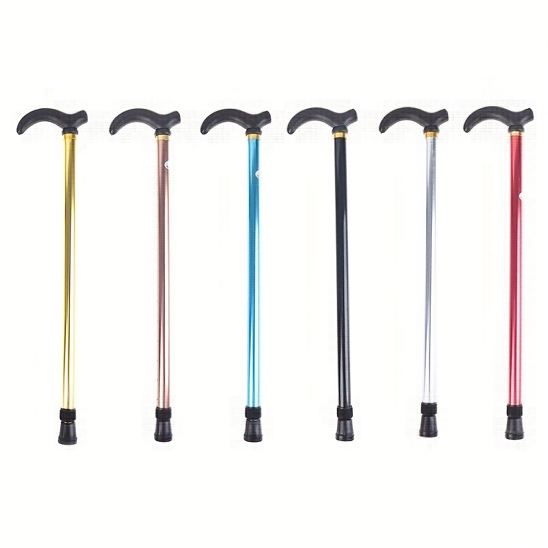 

1pc 2 Sections Reinforced Mountaineering Outdoor Cane, Aluminum Alloy Ultralight Non-slip, Telescopic Cane For The Elderly, Walking Cane