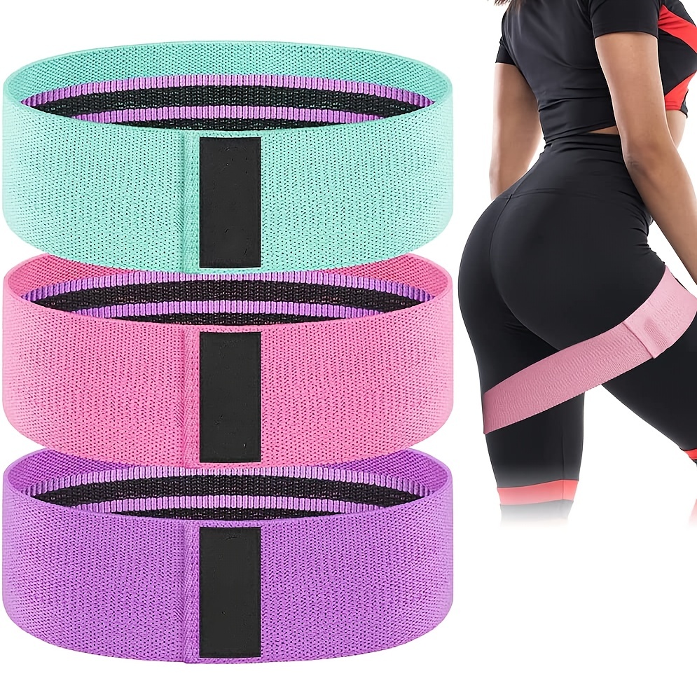 Non slip Elastic Squat Resistance Band Yoga Stretch Belt Hip - Temu