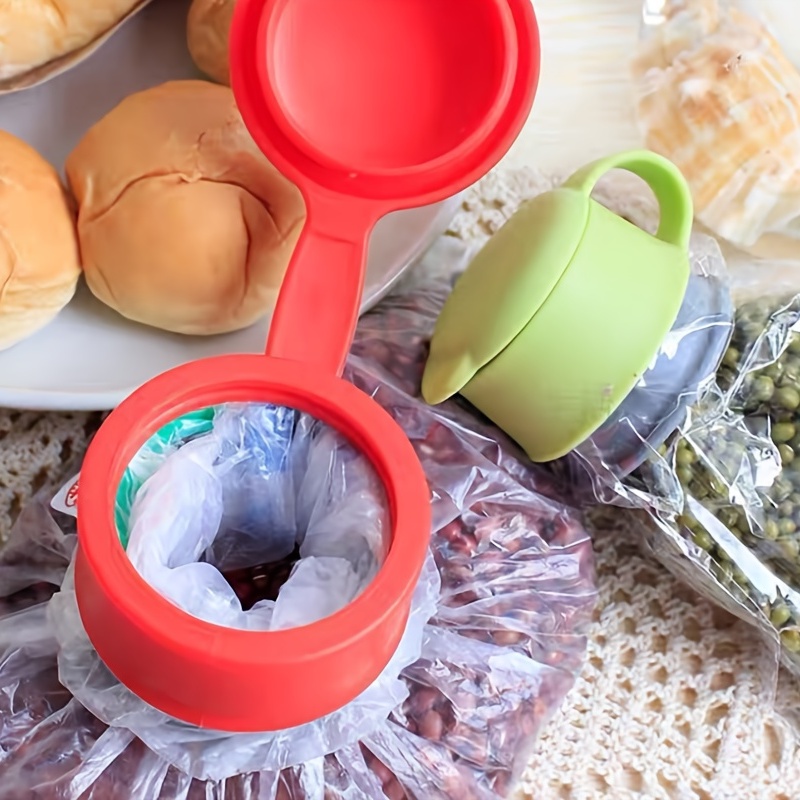 Bag Clips Sealer, Plastic Food Snack Bag Pouch Clip Sealer For Keeping Food  Fresh For Home Kitchen - Temu