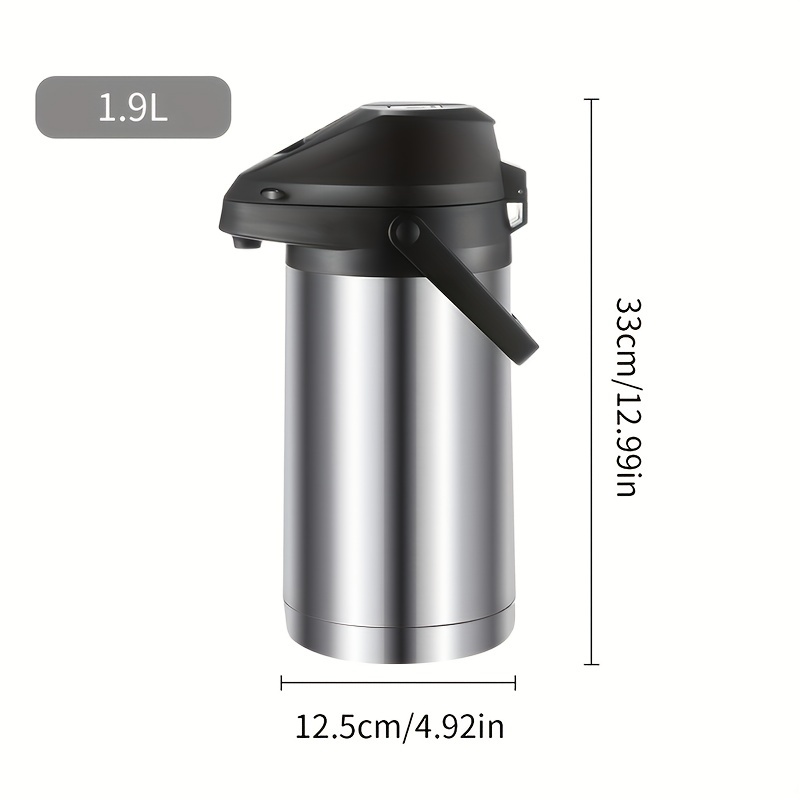 Airpot Hot & Cold Drink Dispenser, Coffee Dispenser, Stainless Steel  Thermos Urn
