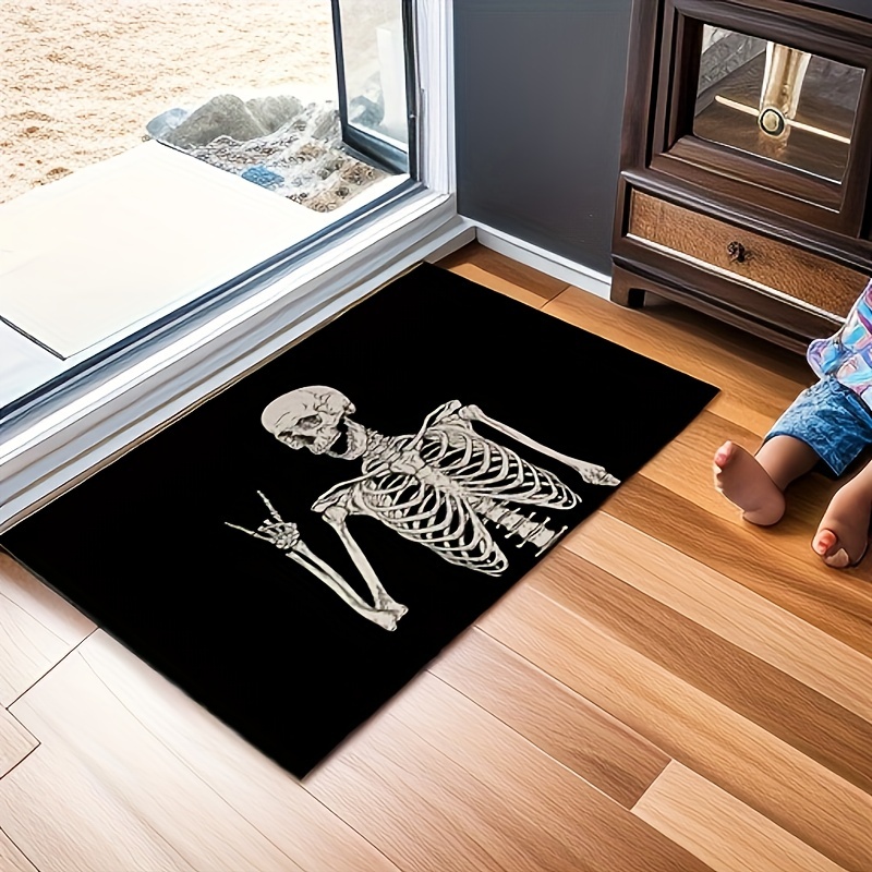 Alfombra antideslizante para el suelo, alfombra para puerta delantera,  entrada al aire libre de Halloween, alfombra para vacaciones, decoración de  calabaza, dormitorio, baño, cocina, 50x80cm Monstrate HA008588-02