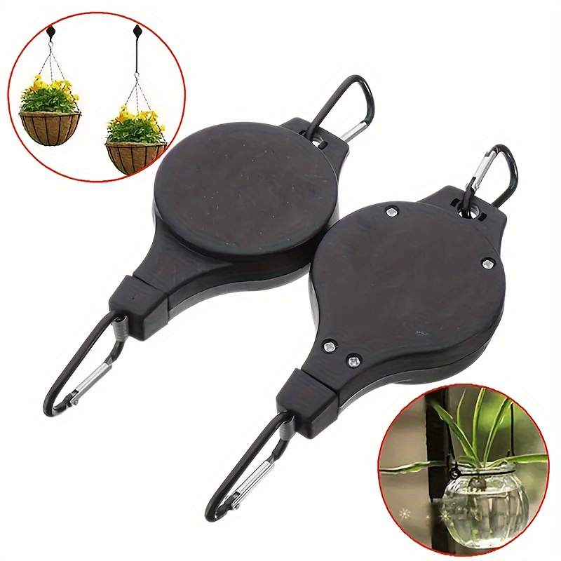 Hasthip 2pcs Hooks For Hanging Plants, Retractable Plant Hanger Easy Reach  Hanging Flower Basket, Plant Hook Pulley For Garden Baskets Pots And Birds  Feeder - Eleboat at Rs 696.00/piece, Gurugram