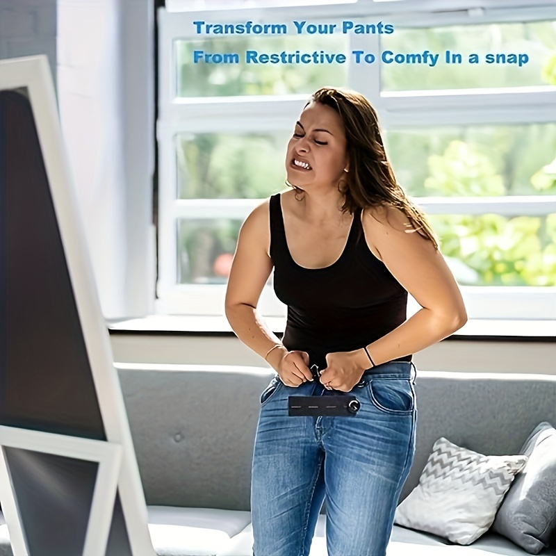 Pregnancy Waistband Belt Buckle Adjustable Soft Pants Extender For