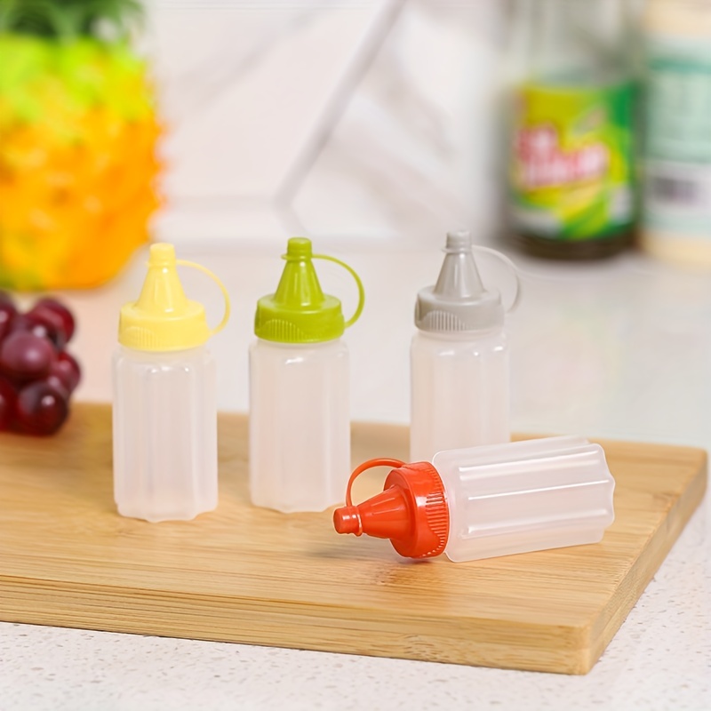 Condiment Squeeze Bottles, Mini Polyethylene Condiment Squeeze Bottles