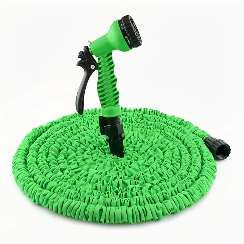 1pc 7.62meter-30.48meter Car Wash Water Gun US Standard Thickened And Reinforced Watering Irrigation Tool Expandable High Pressure 7 Modes Adjustable Water Hose