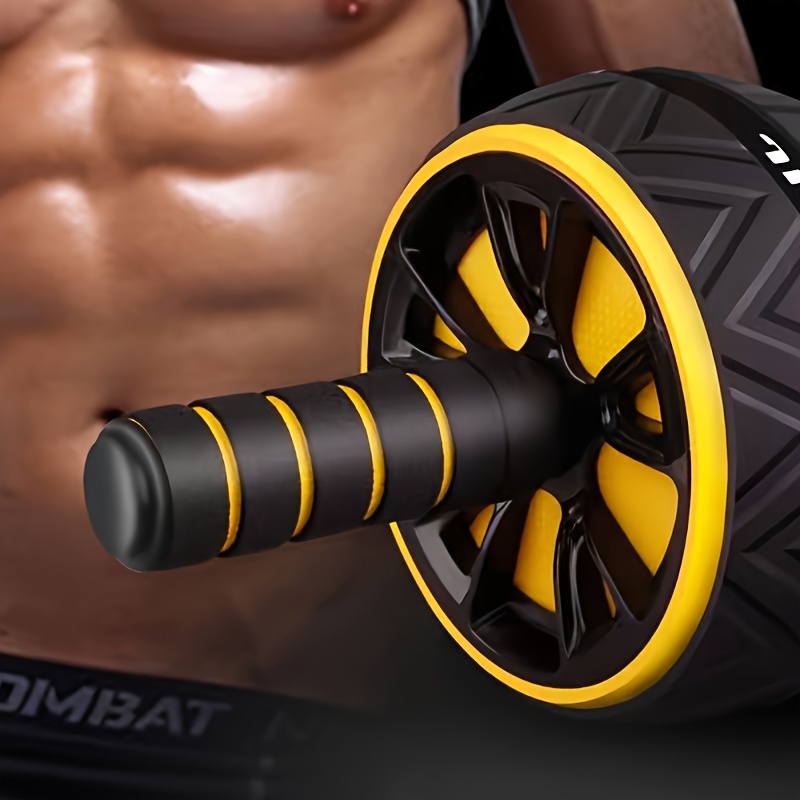 [Abdominal Wheel Fitness] 1pc Abdominal Wheel - Core Training, Body Exercise, Sports Fitness - With Kneeling Pad