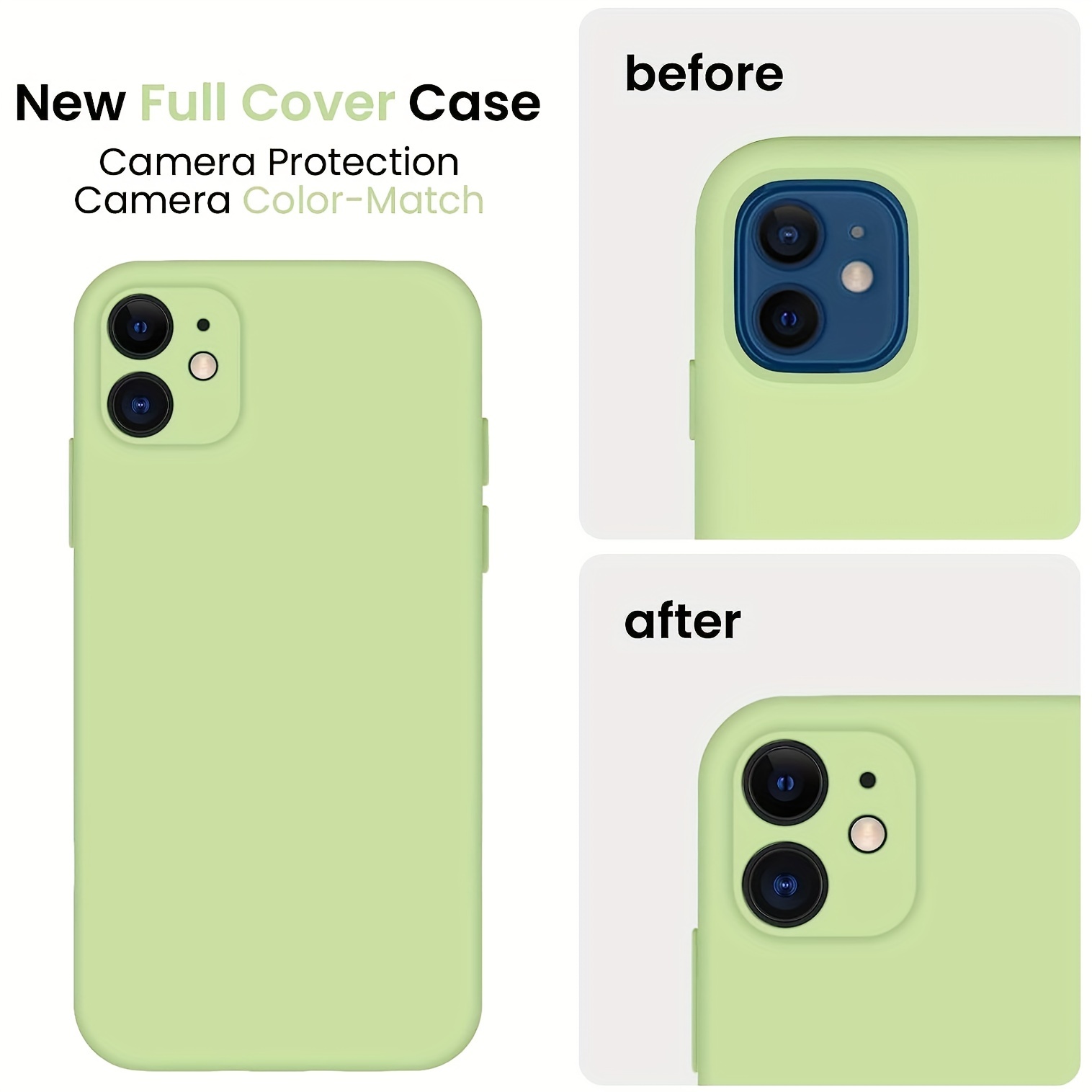 TBOC Funda Compatible con iPhone 11 [6.1] Carcasa Rígida [Turquesa]  Silicona Líquida [Tacto Suave] Forro Interior Microfibra [Protege la  Cámara] Antideslizante Resistente Suciedad Arañazos : : Electrónica