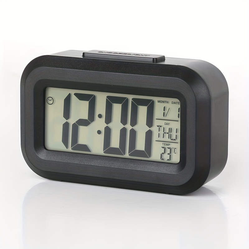 Mini reloj despertador de metal pequeño para niños, reloj despertador  digital de aprendizaje retro, portátil, lindo número redondo, doble  campana