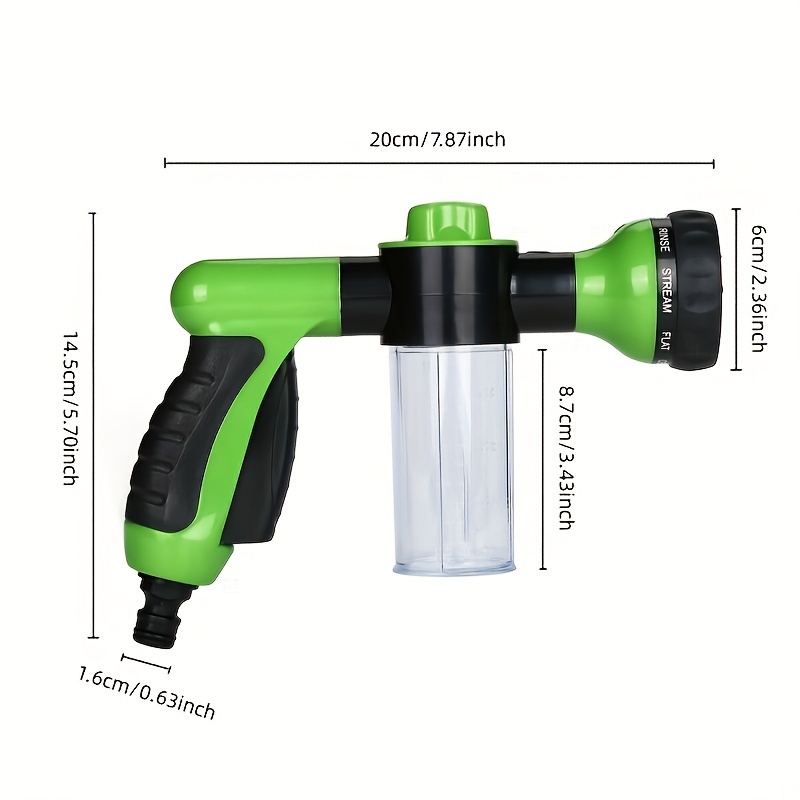 8 in 1 Outdoor Dog Washer And Garden Hose Nozzle Perfect For - Temu