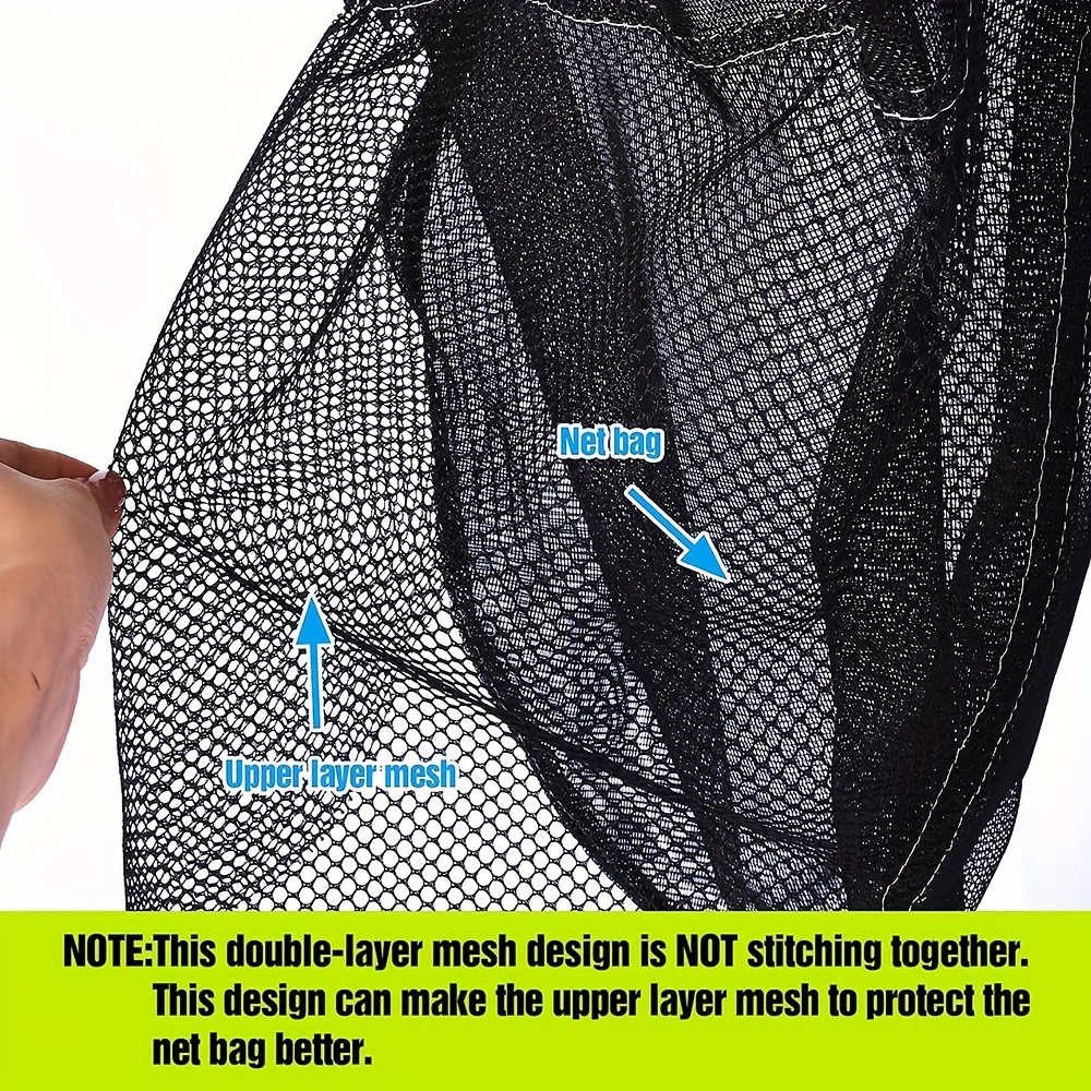 Pool Net Pool Skimmer Net Double layer Deep Bag Heavy Duty Temu