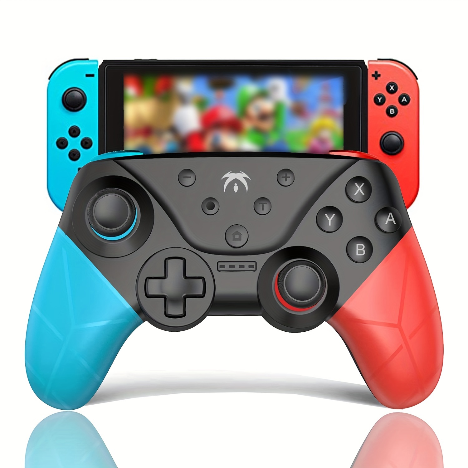 Switch Pro Controller for Nintendo Switch/Switch Lite/OLED/Android/iOS/PC,  Wireless Switch Controller with 4 Programmable Buttons, Dual Vibration