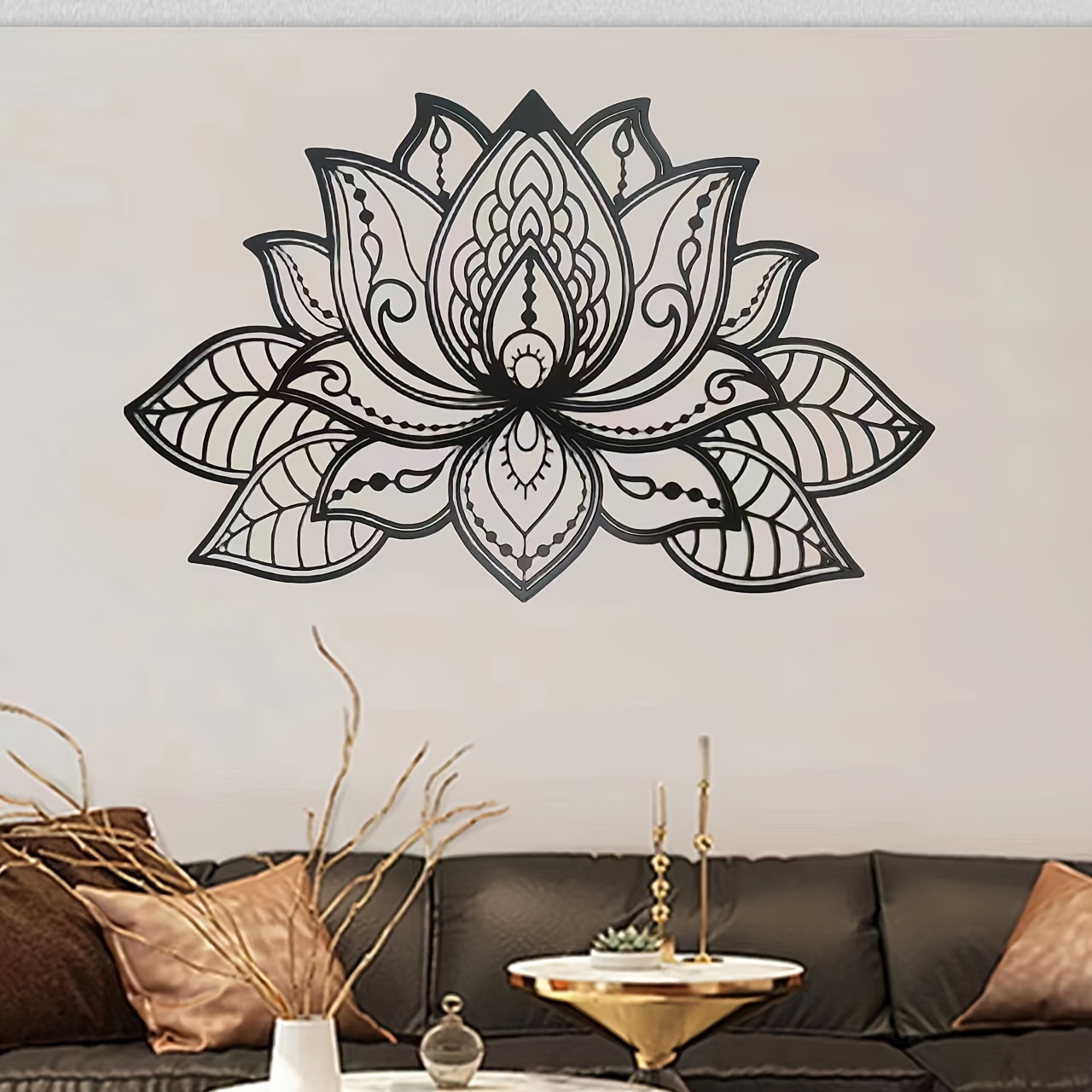 Buy Yoga Metal Wall Art, Meditation Wall Art, Yoga Studio Decor, Yoga  Gifts, Metal Mystical Art, Yoga Home Decoration, Om Wall Art Online in  India 