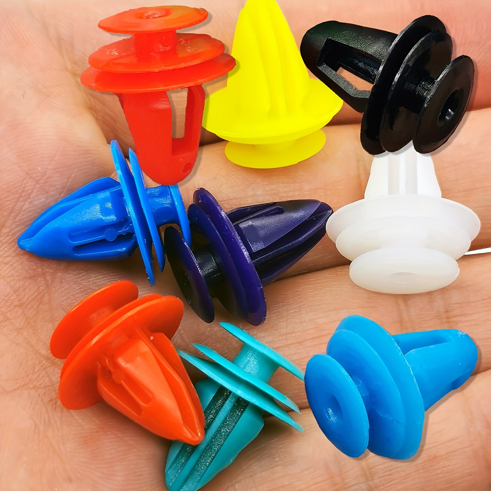 50pcs Clips Retenedor Parachoques Coche Clip Revestimiento - Temu