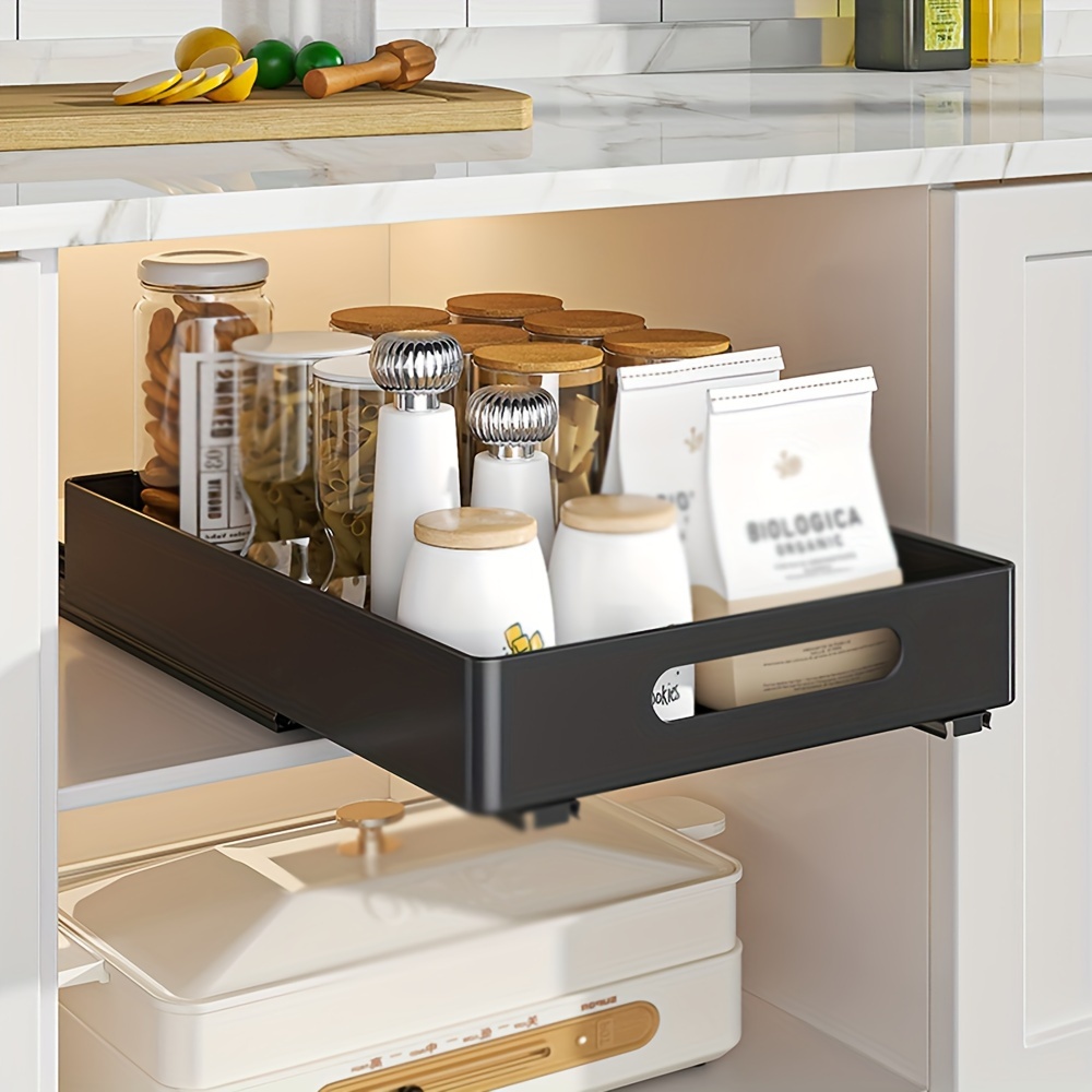 Expandable Kitchen Cabinet Shelf Organizers, Heavy Duty Adjustable Counter  Organ