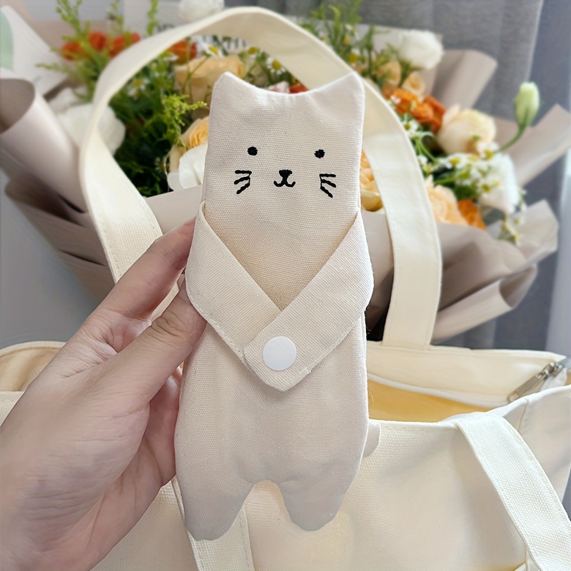 TEMU A Cute Cartoon Cat Coin Purse, A Pouch A Pouch, A Portable And Compact Storage Bag, A Huggable Cat Pouch For Easy Carrying