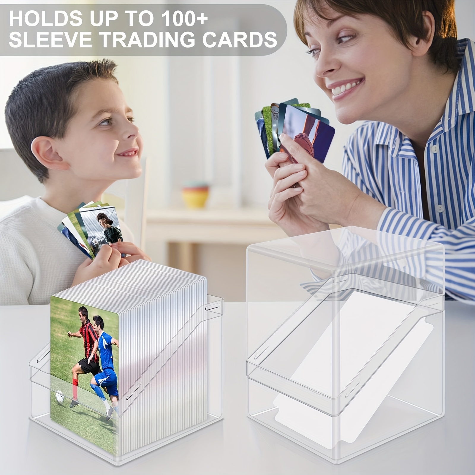 Trading Card Storage Box Cardboard Card Storage Box Card - Temu