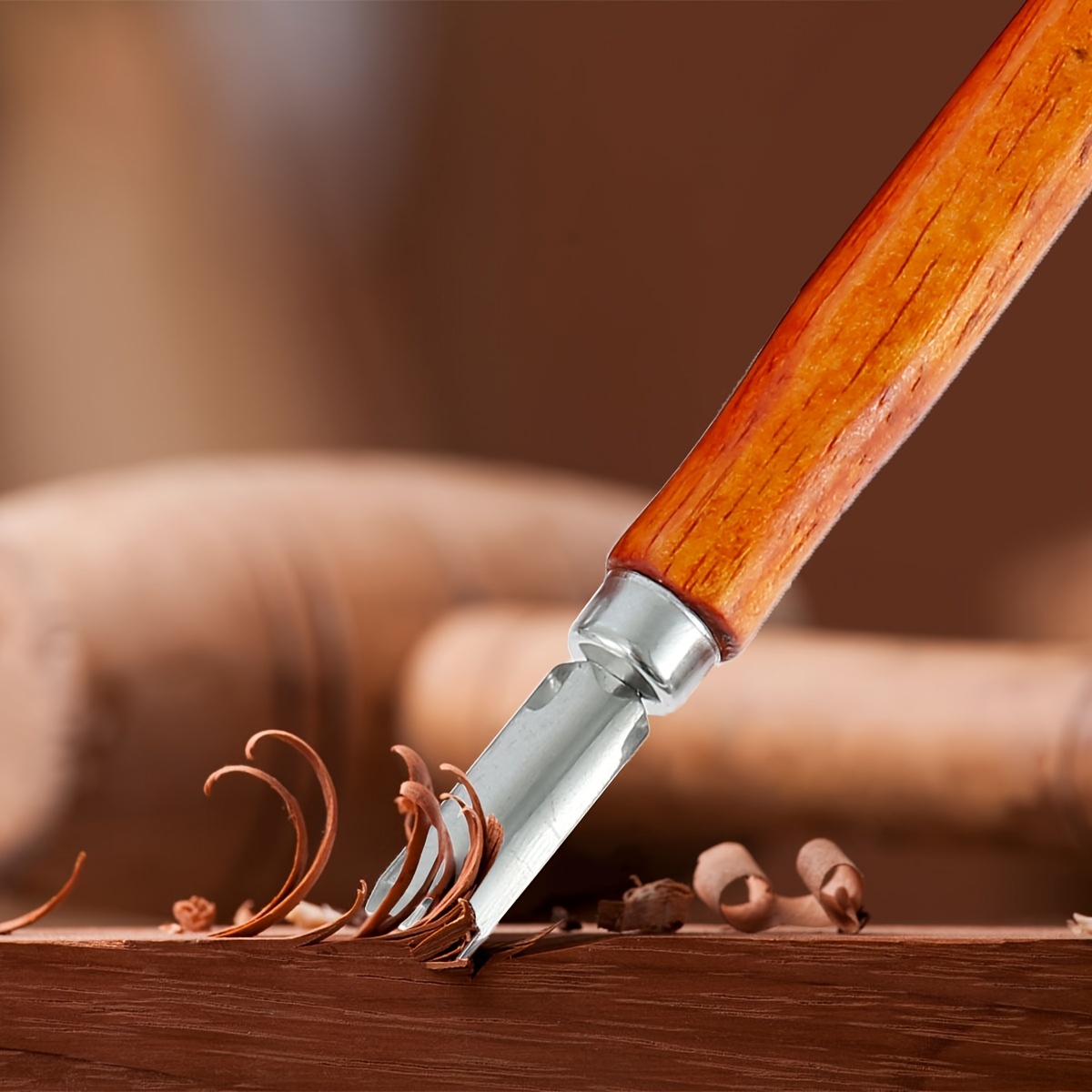  Juego de herramientas de tallado de madera, herramientas de  mano para tallar madera para principiantes con detalle de cuchillo de  tallado de madera y 12 cuchillos de tallado de madera SK2