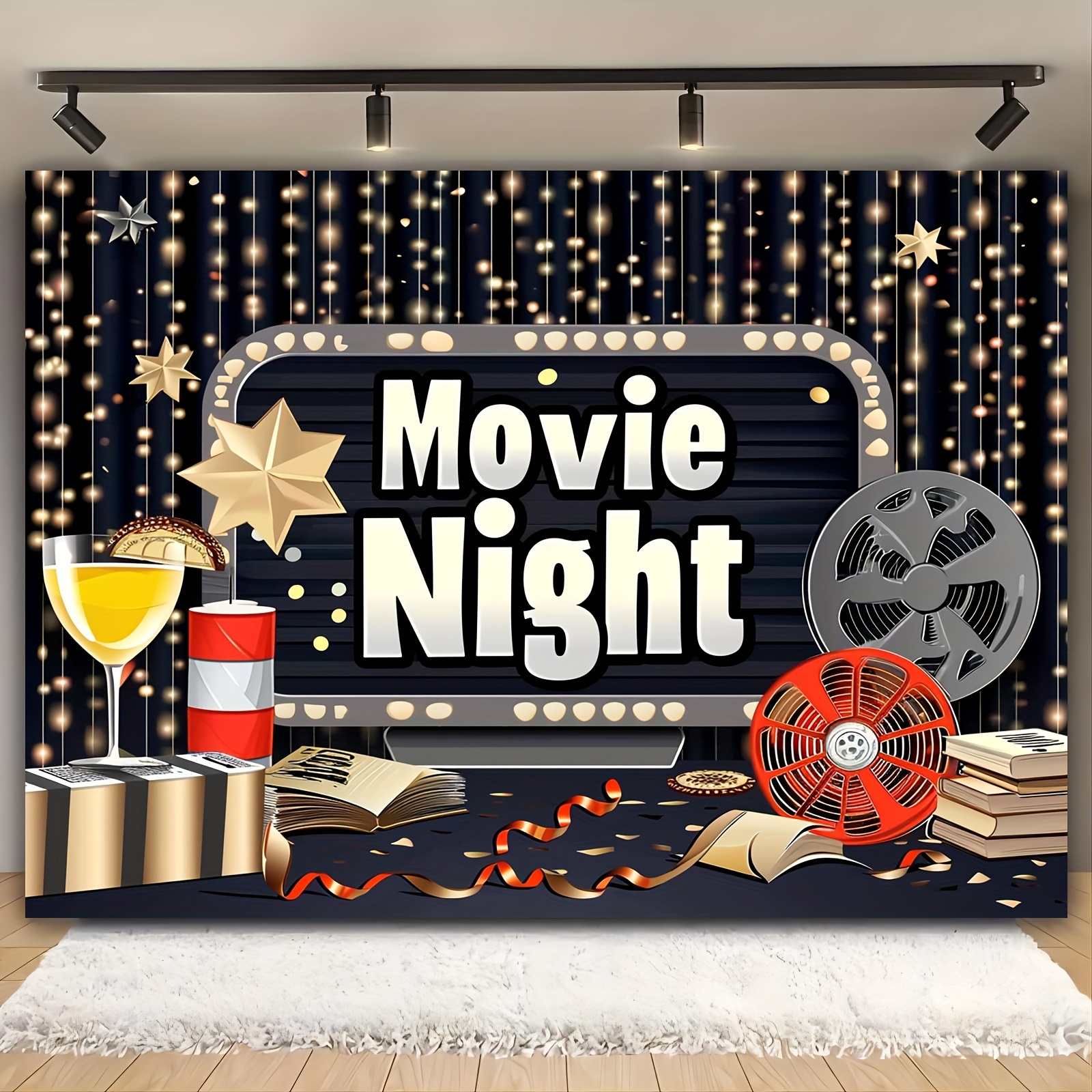 Movie Night Theme Party Decorations, Movie Theme Birthday Party